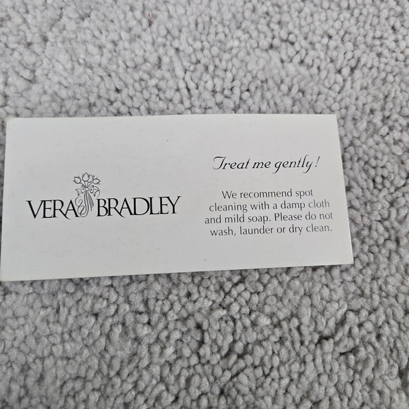 Vera Bradley Wallet All Black Quilted Bifold Wristlet Goth Emo Preppy Dark Fairy - Picture 8 of 8